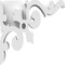 Ekena Millwork Whitman Architectural Grade PVC Corbel, 1 7/8"W X 6"D X 6"H CORP01X06X06WH - alternate 2